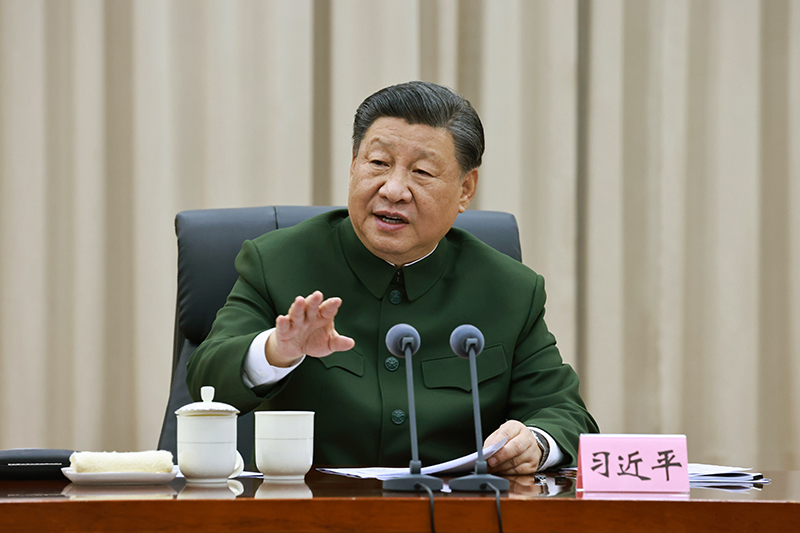 11月29日，中共中央总书记、国家主席、中央军委主席习近平到武警海警总队东海海区指挥部视察。这是习近平发表重要讲话。